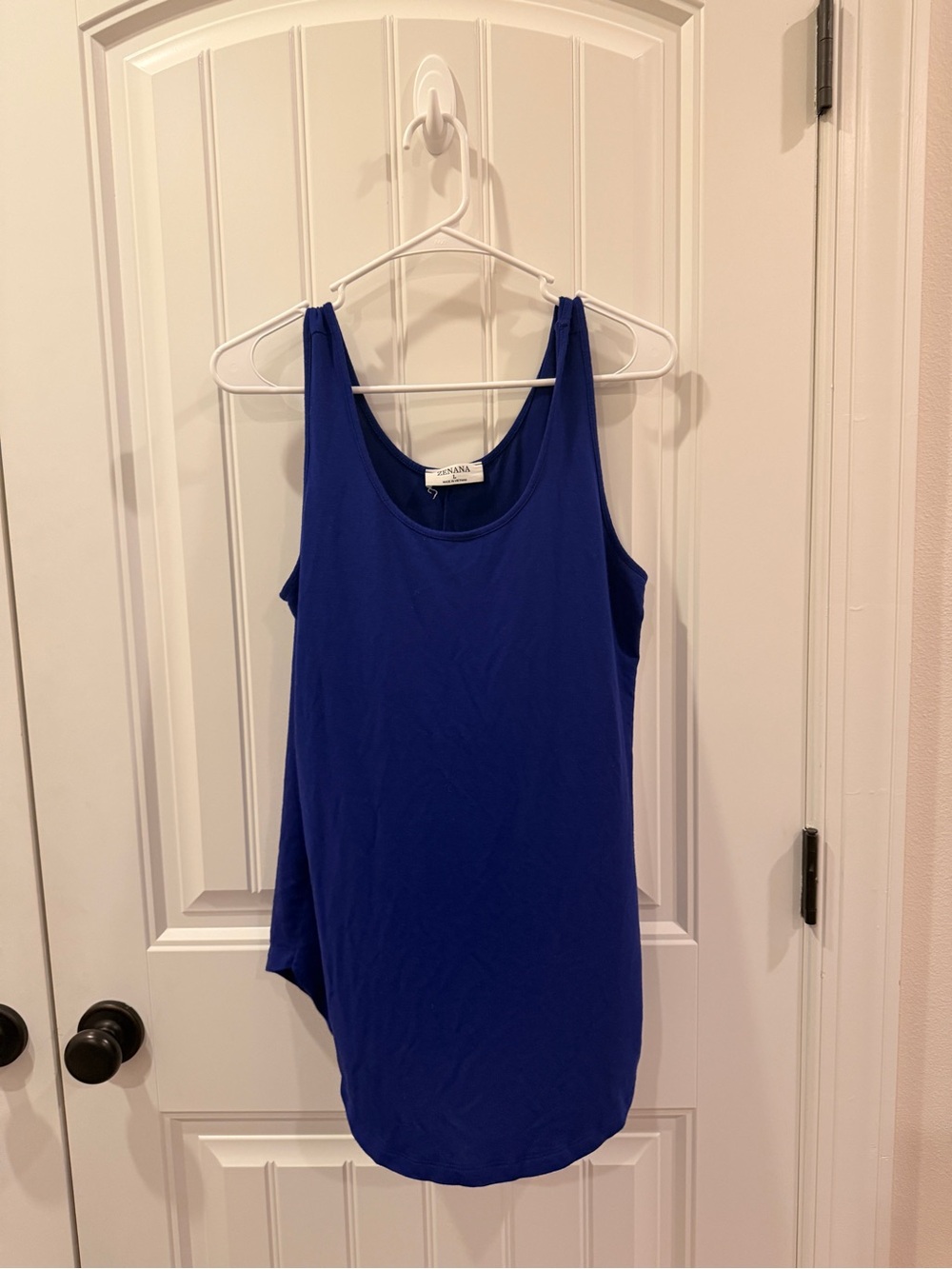 Zenana Outfitters Scoop Neck Tank Top - Royal Blue